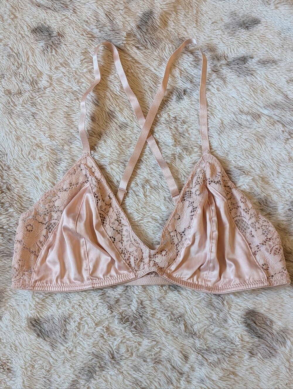 3/$25 | Pink | Floral Lace | Bra/Bralette | M/L